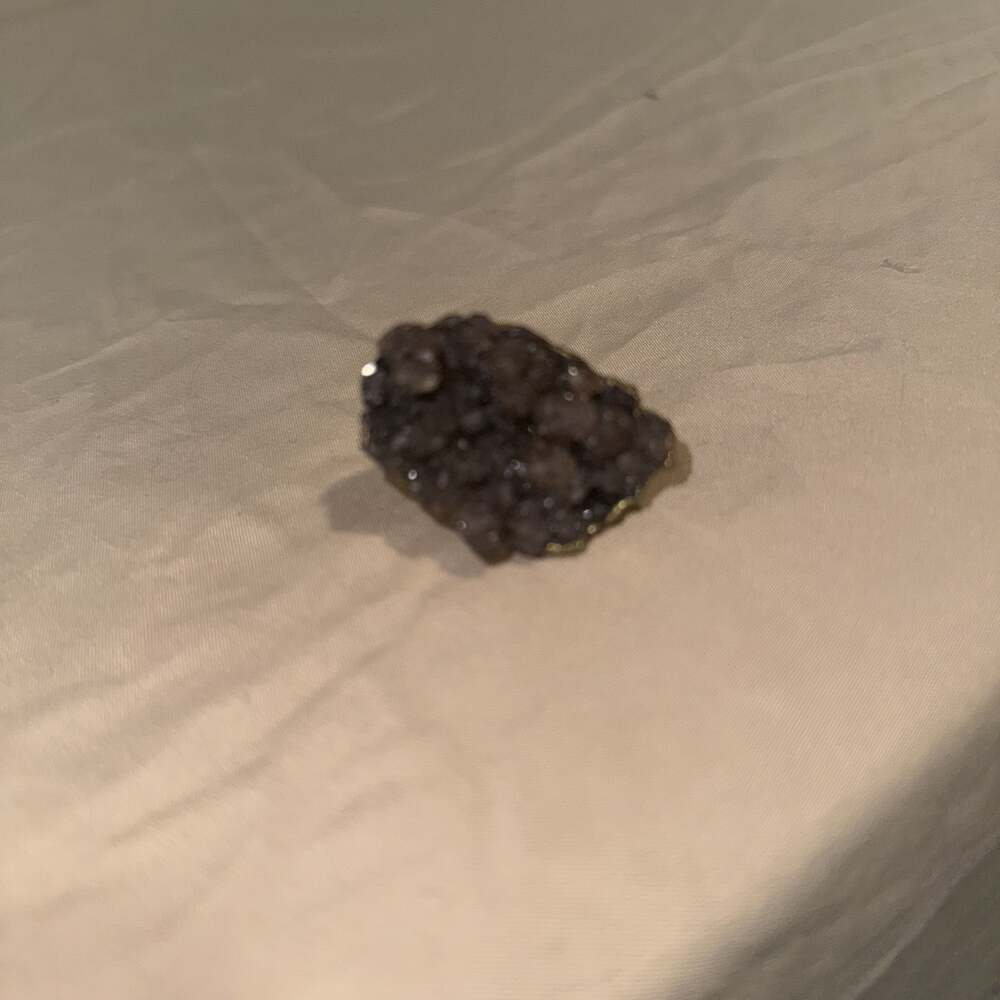 Psilomelane Metallic Black Botryoidal Merlinite Mineral Specimen from Morocco